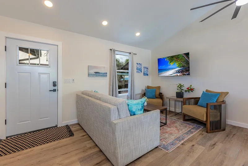 Cozy Seating and Tons of Natural Light — Modern 3BR Home, Wailuku